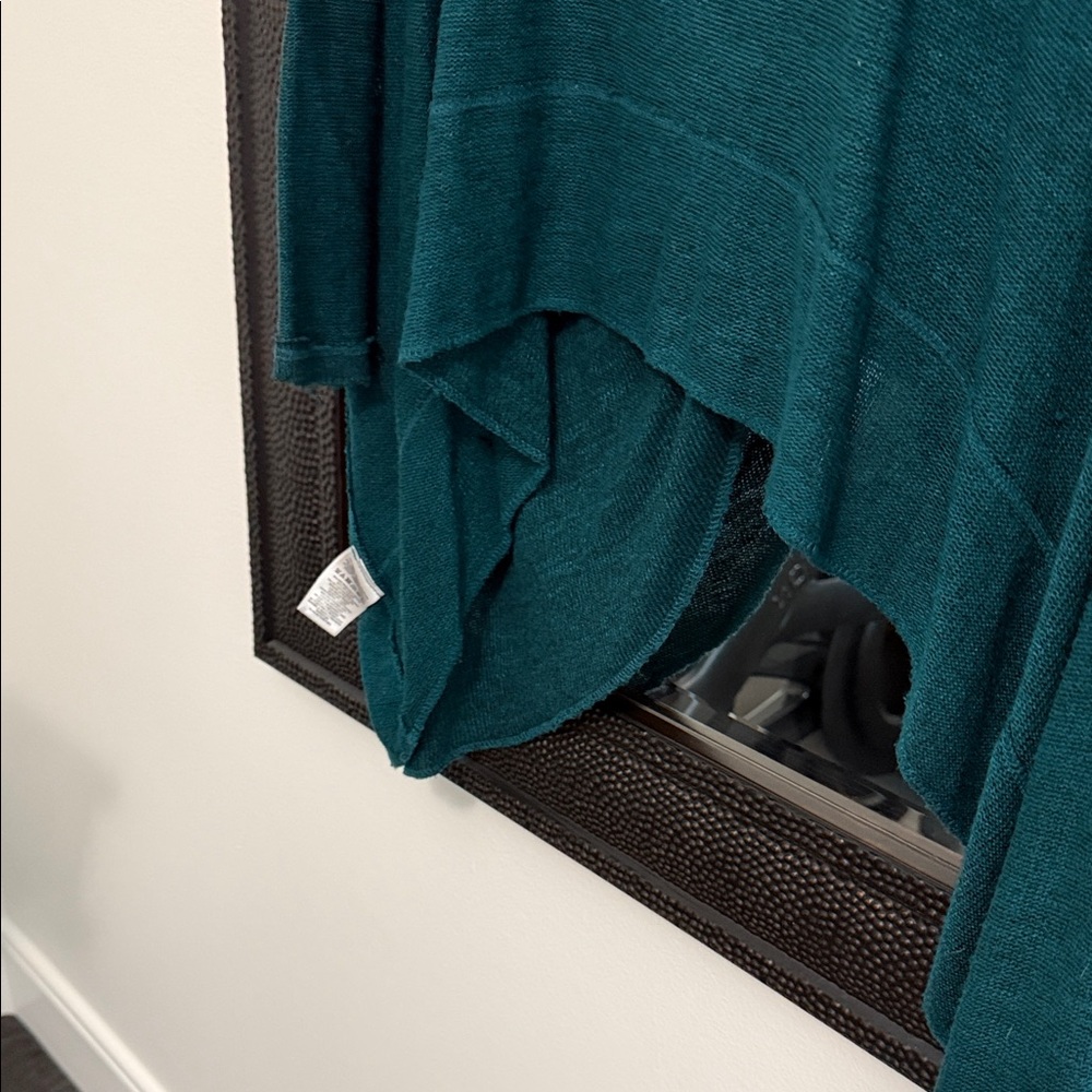 Free People Teal Crew Neck Sweater - Picture 3 of 8